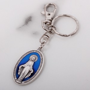 가톨릭 천주교 성물 열쇠고리-기적패 블루에폭(이태리수입)